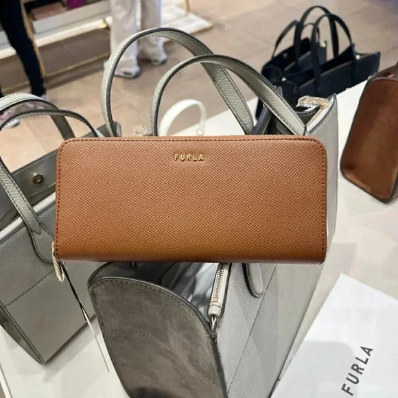 Furla Women's Leather Zip-Around Continental Wallet